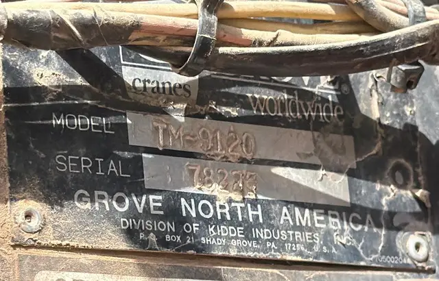 1993 Grove TM9120 photo 82