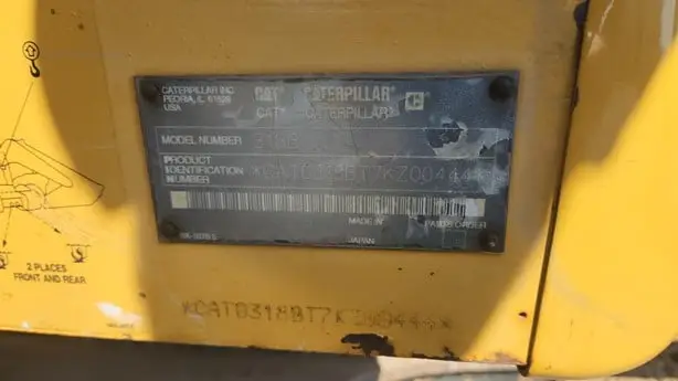 2001 CATERPILLAR 318BL photo 8