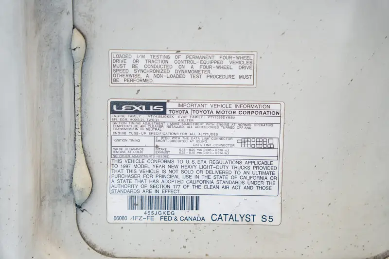 1997 Lexus LX450 photo 138