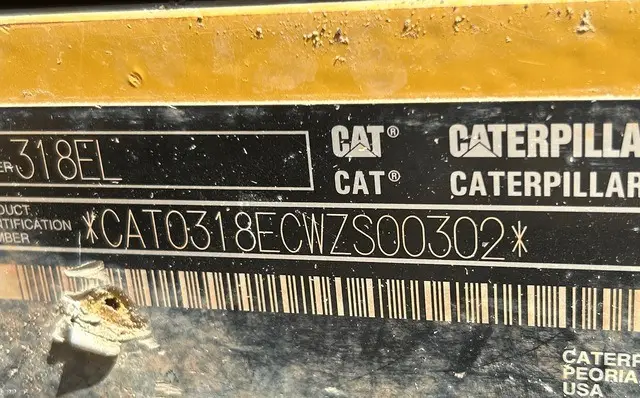 2015 Cat 318EL photo 4