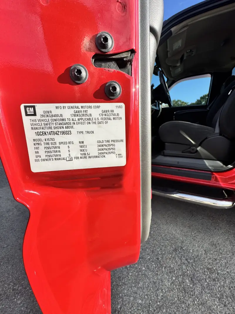 2004 Chevrolet Silverado 1500 Z71 4×4 photo 99