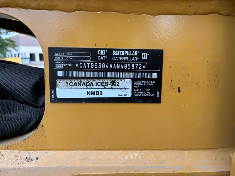 2025 Caterpillar 304-07 photo 18