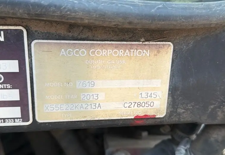 2013 Massey Ferguson 7619 photo 54